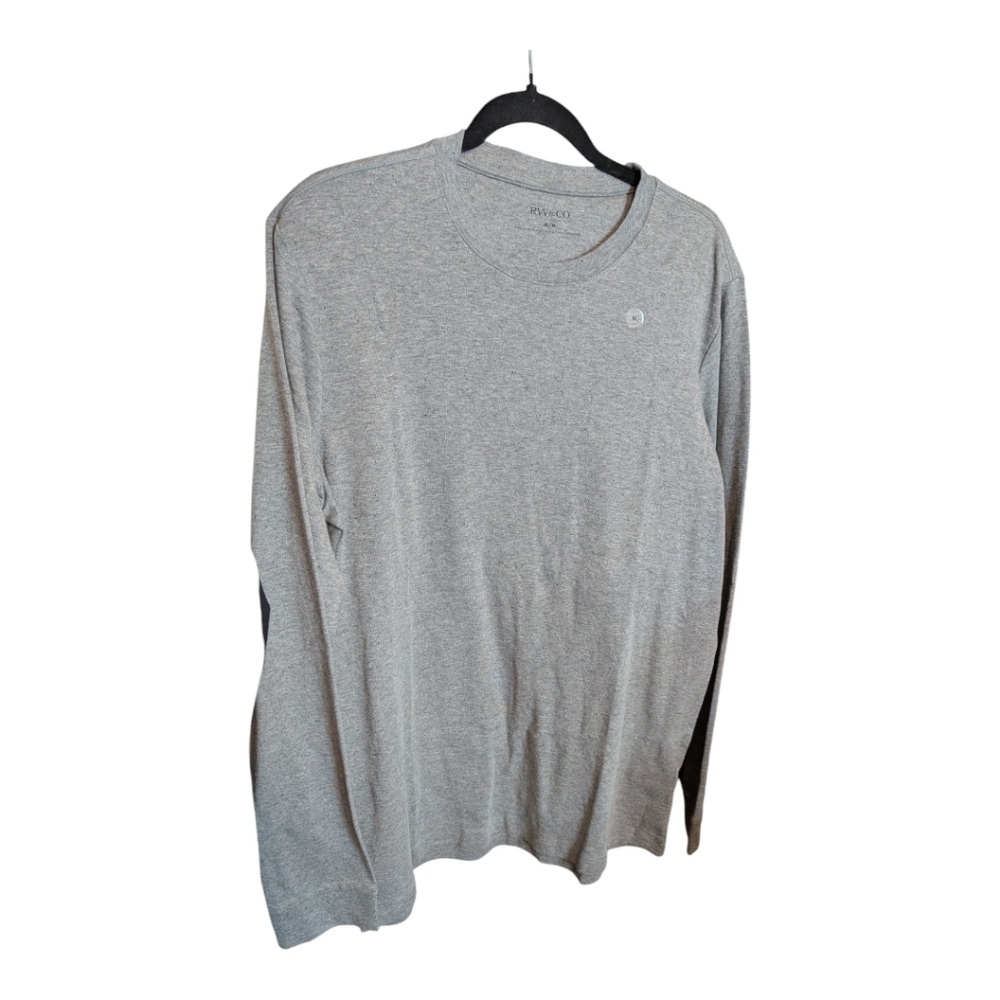 NEW RW&CO Mens Long Sleeve Tee | Grey